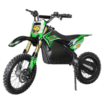 Электропитбайк GreenCamel DB500, 48V 1500W R14/R12 Зеленый