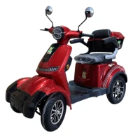 Электроскутер GreenCamel Пони 4K V2 (60V20Ah 1000W) Красный