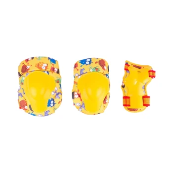 Набор защиты Tech Team Safe Fit Kids 1.0 Yellow (Желтый) Размер S