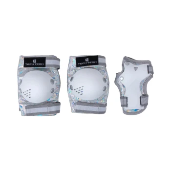 Набор защиты Tech Team Safe Fit Kids 4.0 Grey (Серый) Размер L